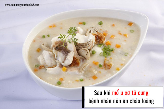 Cách chăm sóc bệnh nhân sau mổ u xơ tử cung bằng chế độ sinh dưỡng