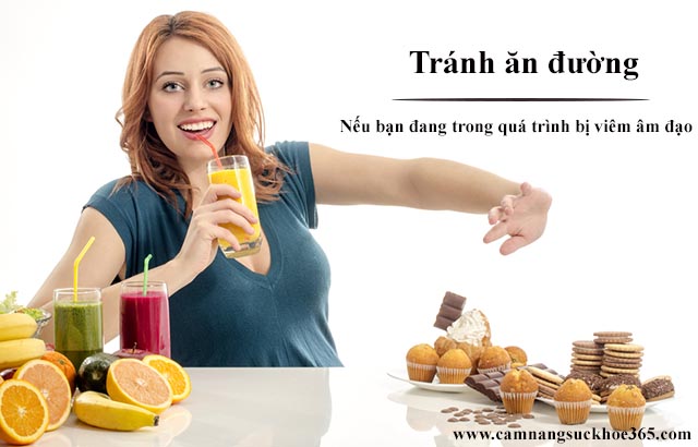 Hạn chế ăn đường khi bị viêm âm đạo