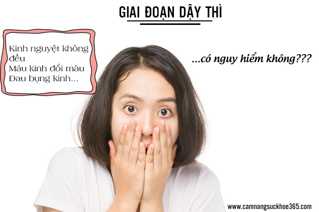 Rối loạn kinh nguyệt ở tuổi dậy thì có nguy hiểm không?