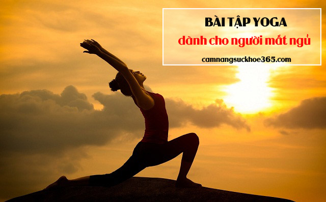 Bài tập yoga dành cho người bị mất ngủ