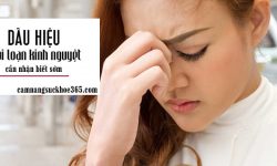 Các dấu hiệu bị rối loạn kinh nguyệt