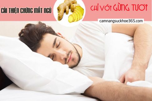3 cách chữa bệnh mất ngủ bằng gừng tươi