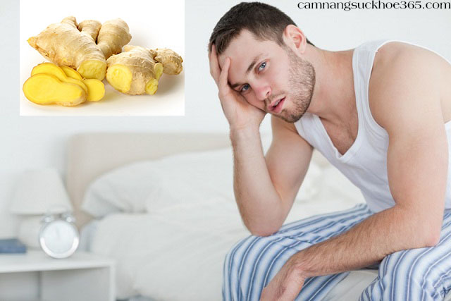 cách chữa yếu sinh lý bằng gừng tươi