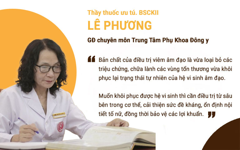 Bác sĩ Lê Phương chia sẻ về vai trò của hệ vi sinh âm đạo trong điều trị viêm phụ khoa