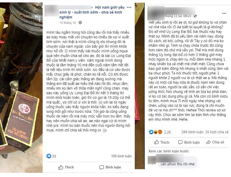Hiệu quả của Uy Long Đại Bổ