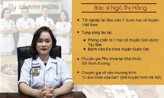 Bác sĩ Ngô Thị Hằng là người góp phần hoàn thiện bài thuốc tiền mãn kinh Đỗ Minh Đường