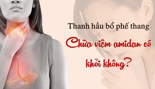 Thanh hầu bổ phế thang chữa viêm amidan có khỏi không