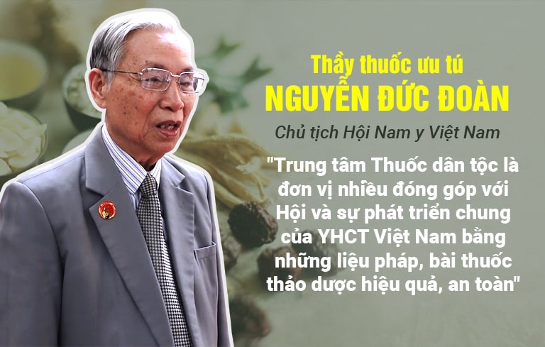 Thầy Thuốc ưu tú Nguyễn Đức Đoan đánh giá về Trung tâm Nghiên cứu và Ứng dụng Thuốc dân tộc 145 Hoa Lan