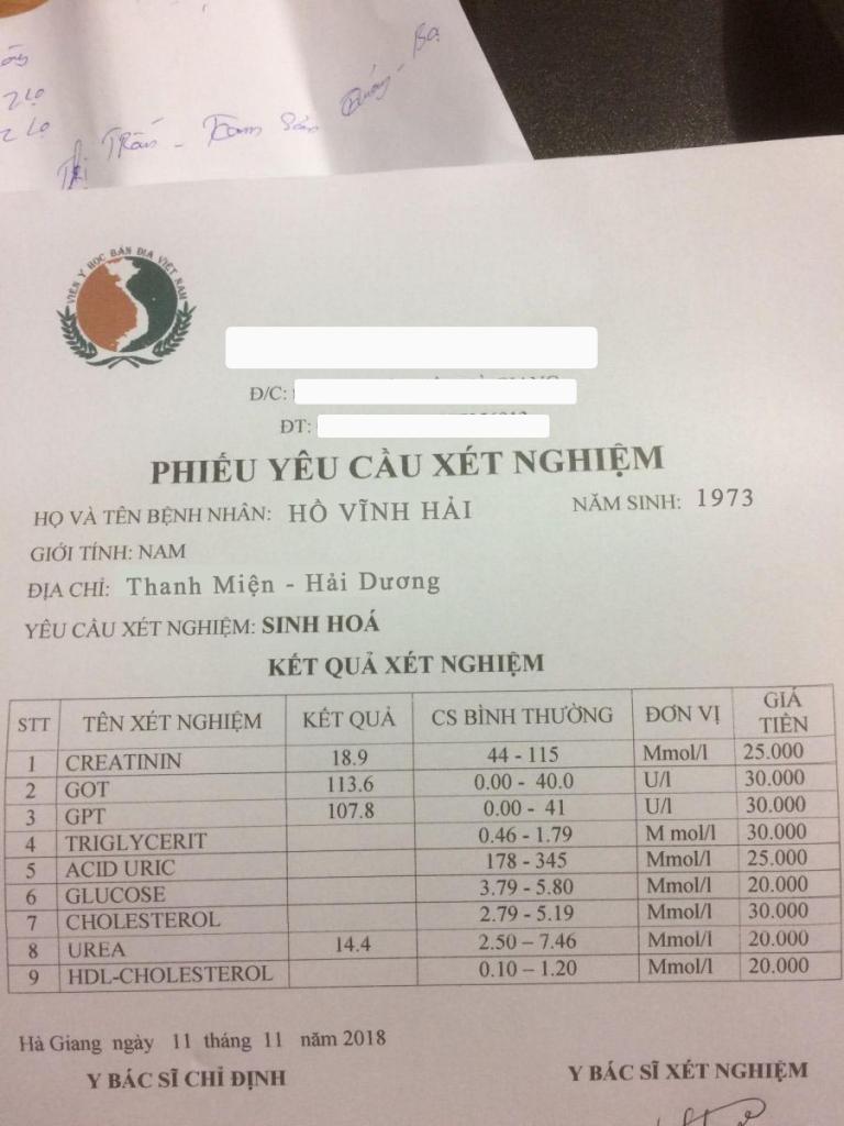 Bệnh nhân xơ gan