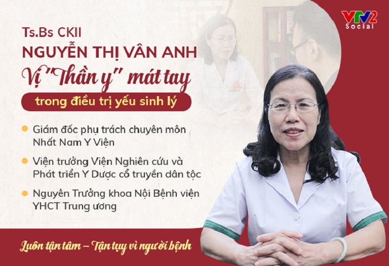 Tiến sĩ, Bác sĩ CKII Nguyễn Thị Vân Anh - Giám đốc phụ trách chuyên môn Nhất Nam Y Viện