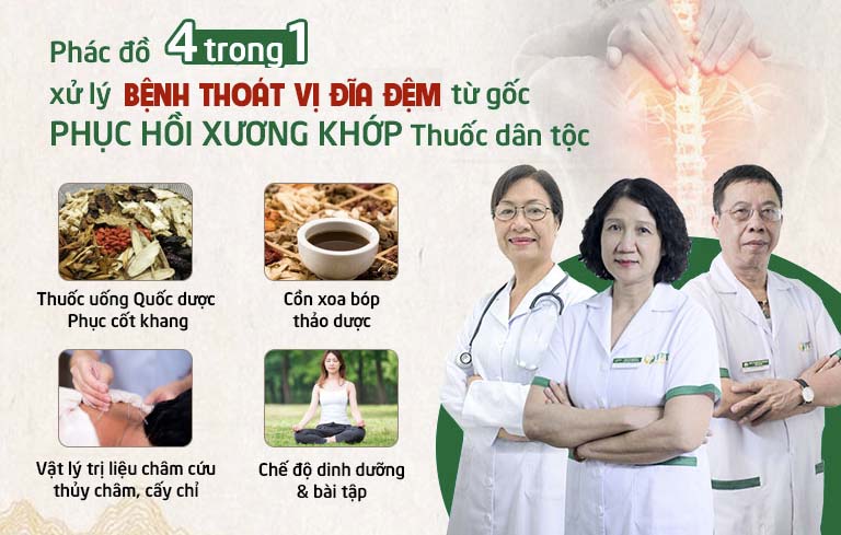 Phác đồ hoàn chỉnh xử lý tận gốc thoát vị đĩa đệm