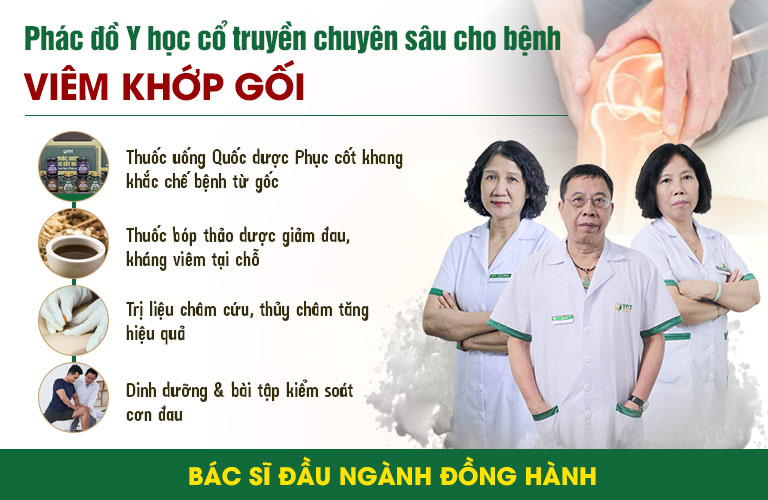 Phác đồ điều trị thoái hóa khớp chuyên sâu và hoàn chỉnh
