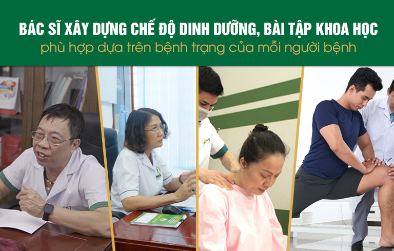 Bác sĩ đồng hành tư vấn dinh dưỡng và bài tập phù hợp