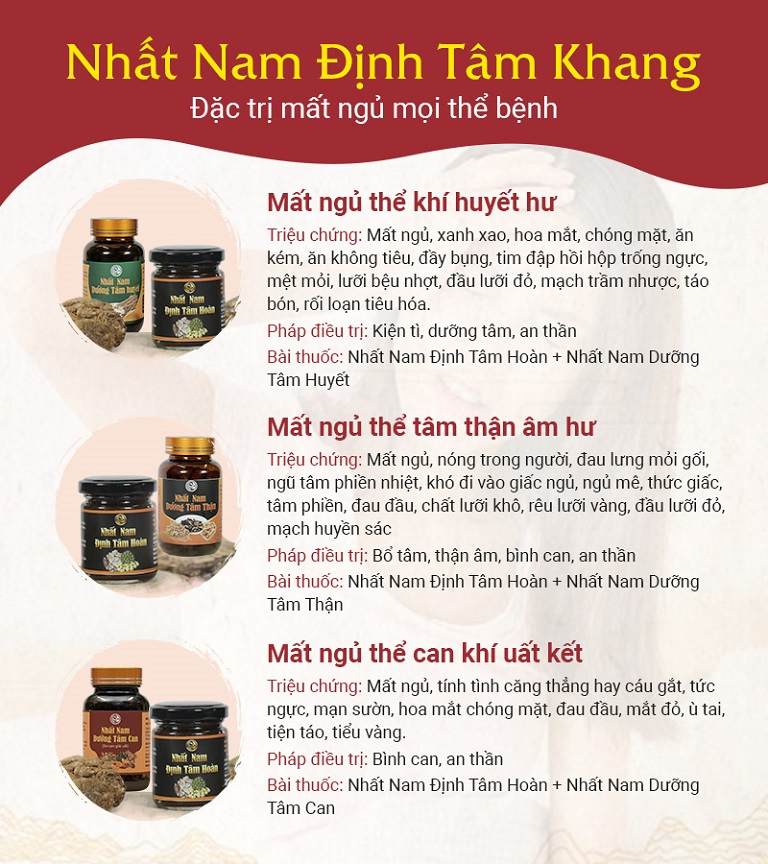 Nhất Nam Định Tâm Khang - Phương thuốc đặc trị mất ngủ mọi thể bệnh