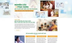 Website đề án nghiên cứu - phục dựng bài thuốc mất ngủ của Vua Gia Long