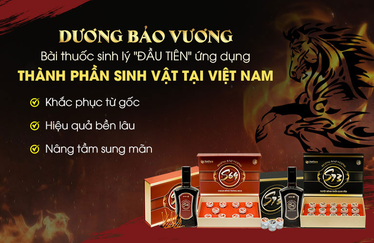 Combo sinh lý Dương Bảo Vương – Vũ khí tối thượng của đấng mày râu