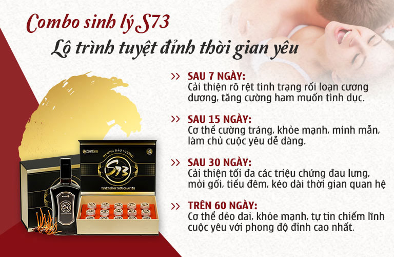 Combo sinh lý Dương Bảo Vương S73 – Vũ khí tối thượng của đấng mày râu