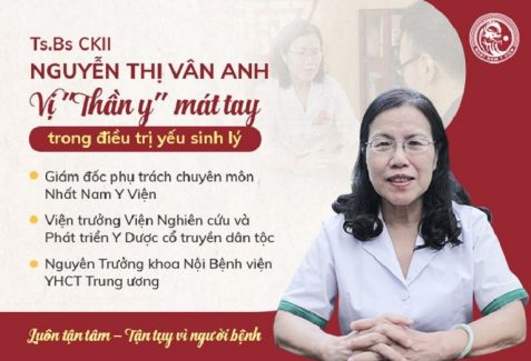 TS.BS Nguyễn Thị Vân anh - Vị danh y với hơn 40 năm kinh nghiệm khám chữa bệnh bằng YHCT