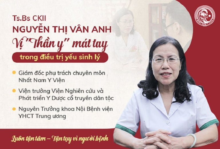 TS.BS Nguyễn Thị Vân anh - Vị danh y với hơn 40 năm kinh nghiệm khám chữa bệnh bằng YHCT