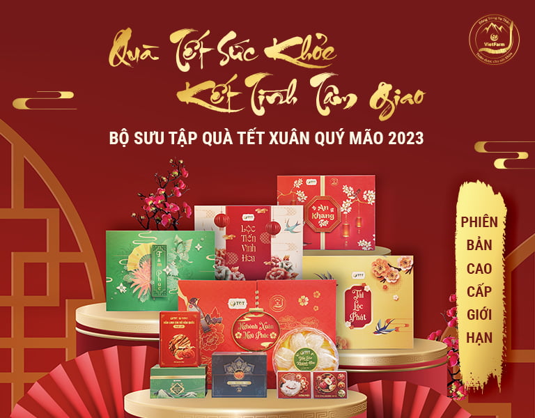 Bộ quà Tết Vietfarm mừng xuân Quý Mão 2023